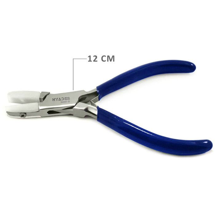 Optical Plier Flat Nylon Jaws 12cm